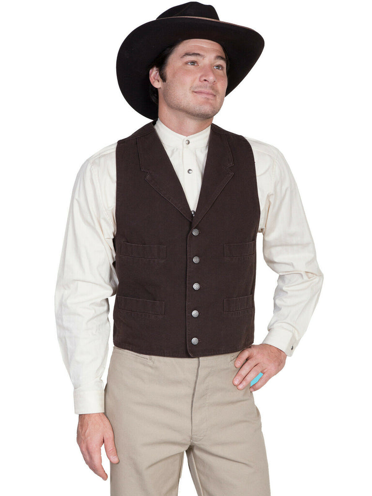 Scully Wahmaker Big & Tall Men's 100% Cotton Duckin Canvas Vest 564554X