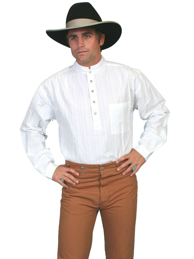 Scully RangeWear Men's 100% Cotton Tombstone Long Sleeve Western Shirt RW015