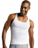 Hanes Men's TAGLESS® ComfortSoft® White A-Shirt 6-Pack 372AP6
