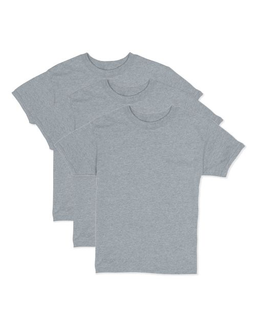 Hanes Boys' EcoSmart Short Sleeve Tee Value Pack (3-pack) O53703