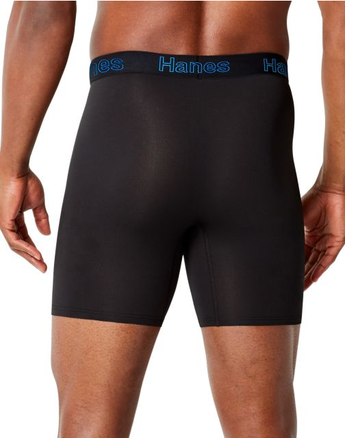 Hanes Men's Comfort Flex Fit® Breathable Mesh Boxer Briefs 4-Pack CFFBP4