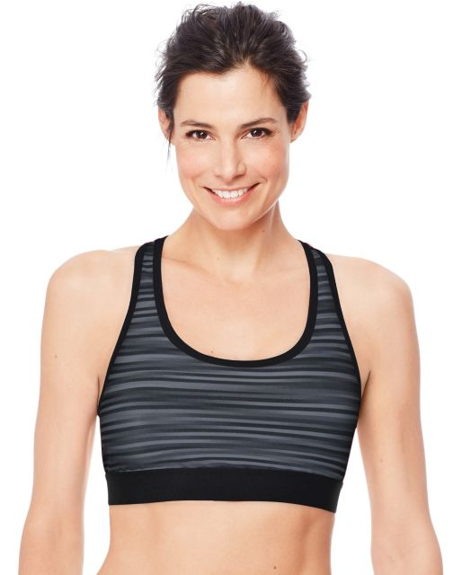 Hanes Sport™ Women's Racerback Compression Sports Bra O9178