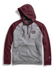 Men's Stadium Fleece Quarter Zip Hoodie, Clear Gloss C Logo
