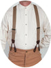 Scully Rangewear Elastic Steel Diamond Suspenders RW243S