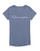 Champion Women's Authentic Wash V-Neck Tee, Colorblock Logo W0821G 549933