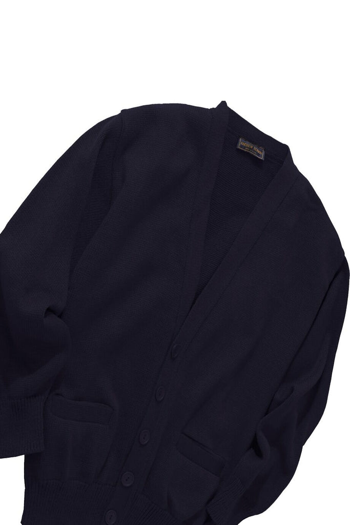 Men's V-Neck Pocket Cardigan Sweater 350