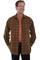 Scully Western Men's 100% Cotton Corduroy Plaid Long Sleeve Shirt TR-084