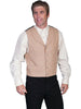 Scully Wahmaker Men's Big & Tall Wool Blend Solid Four Pocket Vest 541004X