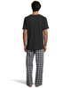 Hanes Men's Sleep Set with Woven Knit Pants 03015