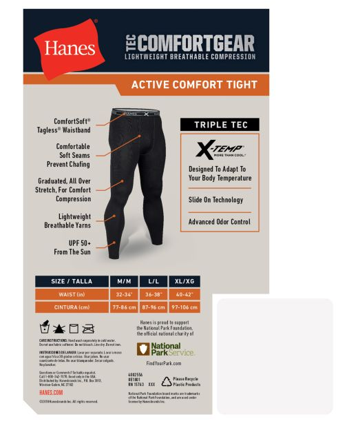 Hanes Comfortgear Active Comfort Tight P1 UE1801