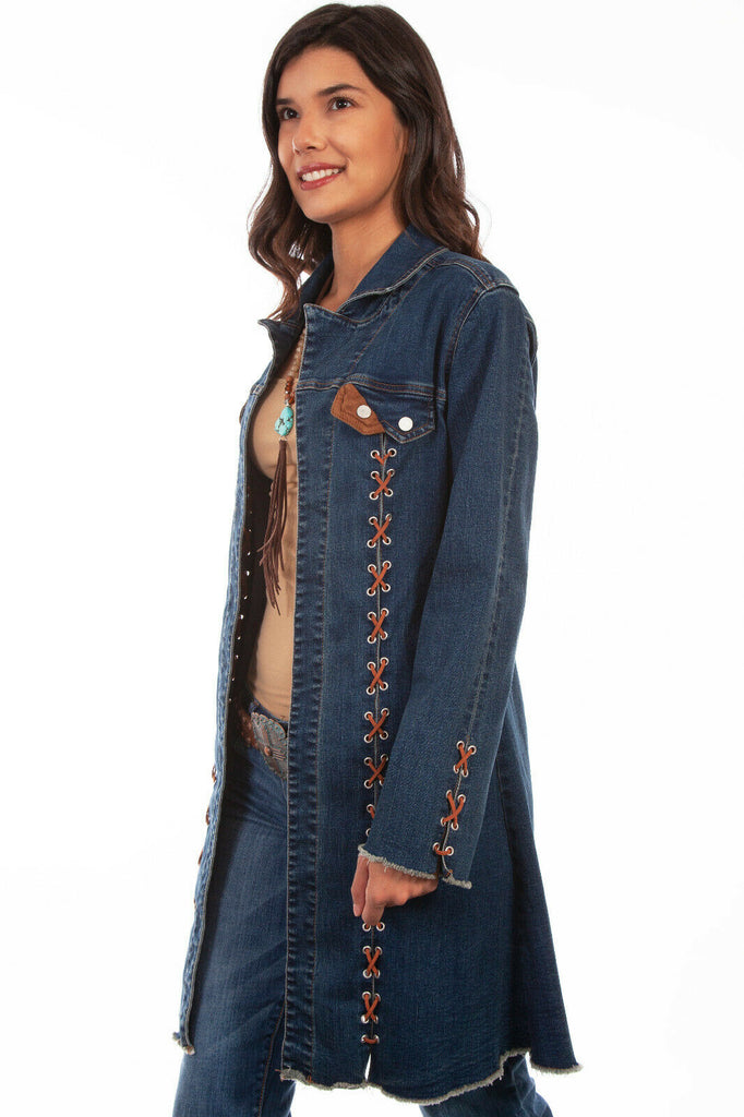 Scully Women's Long Denim Jacket HC640
