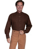 Scully Wahmaker Big Men's 100% Cotton L/S Bib Tone Stripe Western Shirt 559150X