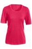 Women's Short Sleeve Scoop Neck Sweater 7055