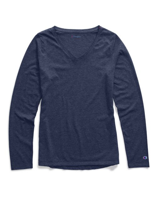 hampion Women Authentic Wash Long Sleeve Tee W3138