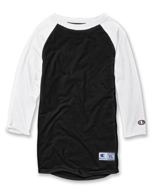 Champion Youth Raglan Baseball T-Shirt T13Y