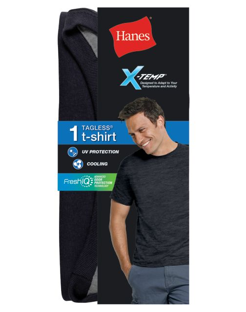 Hanes Men's X-Temp w/Fresh IQ Tri-Blend Performance Tee 42TB