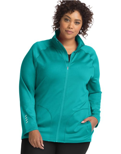 JMS Active Full Zip Mock Neck Jacket OJ906