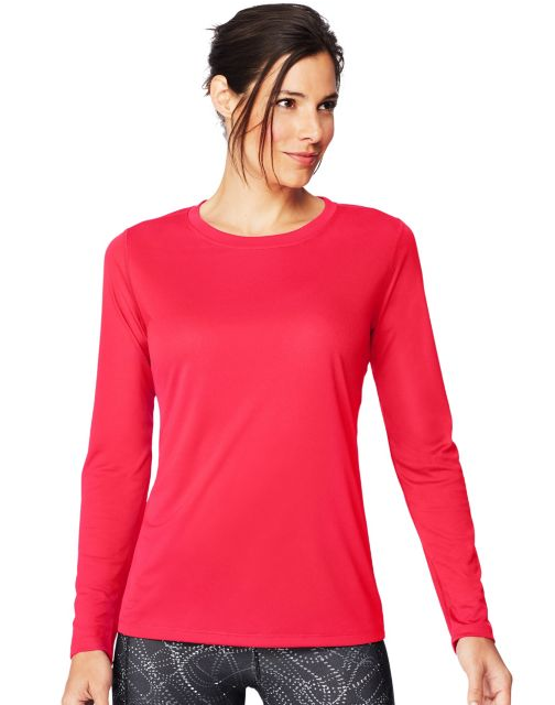Hanes Sport™ Cool DRI® Women's Performance Long-Sleeve T-Shirt O9308
