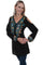 Scully Women's Peek-a-Boo Long Sleeve Blouse HC381
