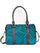 Scully Leather Handbag Womens Turquoise Hair on Calf Shoulder Tote B114