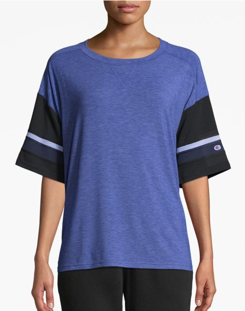 Champion Women Gym Issue Football Tee W3238