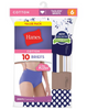 Hanes Women's Cotton Brief 10-Pack PW40AD