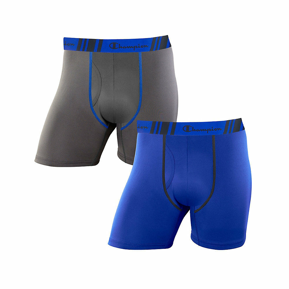 Champion Men's Tech Performance Regular Leg Boxer Brief 2-Pack CHTRA2