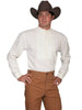 Scully Rangewear Men's 100% Cotton L/S Big Townfolk Western Shirt 3X-4X RW218X