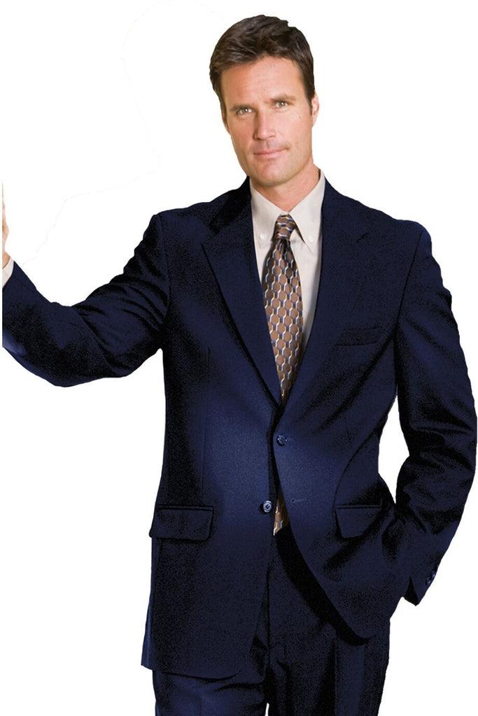 Men's Single Breasted Wool Blend Suit Coat 3680