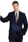Men's Single Breasted Wool Blend Suit Coat 3680