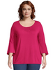 JMS Bell Sleeve Pintuck Tunic OJ938