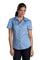 Open Neck Stretch Blouse 5046