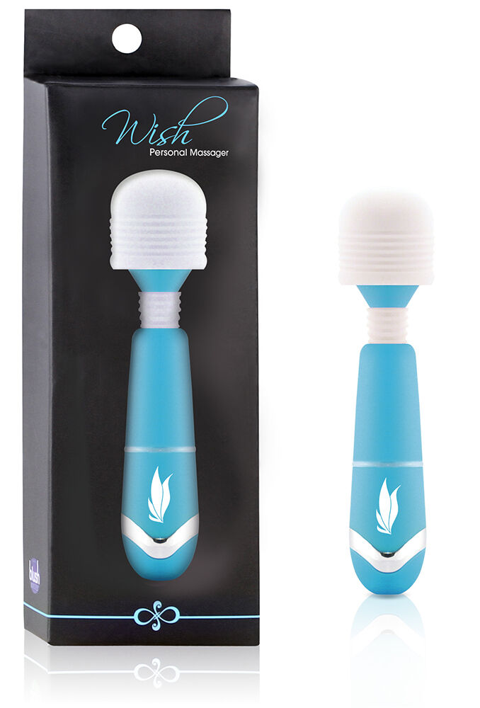 BLUSH NOVELTIES WISH PERSONAL MASSAGER BLUE BN11512