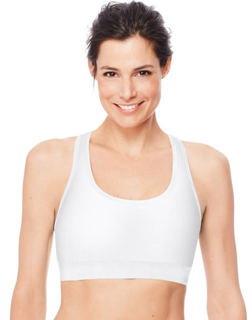Hanes Sport™ Women's Racerback Compression Sports Bra O9178