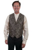Scully Men's Scroll Vest 3X-4X RW288X
