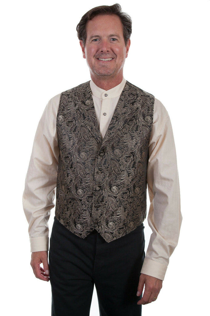 Scully Men's Scroll Vest 3X-4X RW288X