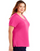 Just My Size Cool DRI® Short-Sleeve Women's V-Neck Tee OJ253