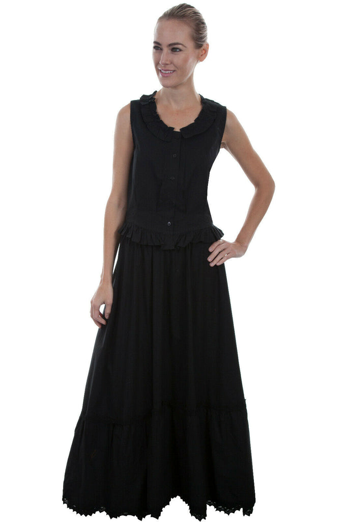 Scully Rangewear Women's 100% Cotton Sleeveless Lace Petticoat RW501