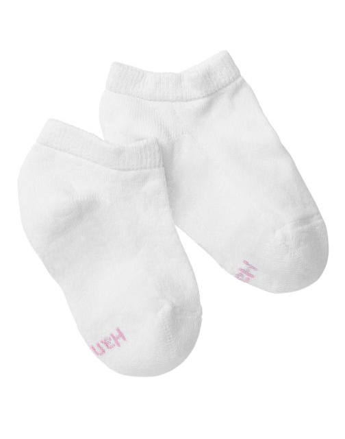 Hanes Girls' No-Show Socks 6-Pack 634/6