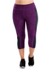 Just My Size Active Blocked Capris OJ364