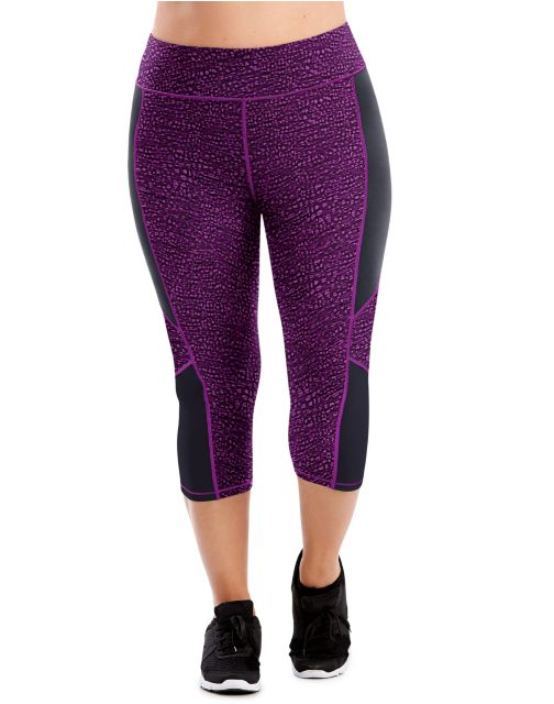 Just My Size Active Blocked Capris OJ364