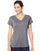 Hanes Sport™ Women's Heathered Performance V-Neck Tee O9032