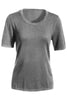 Women's Short Sleeve Scoop Neck Sweater 7055