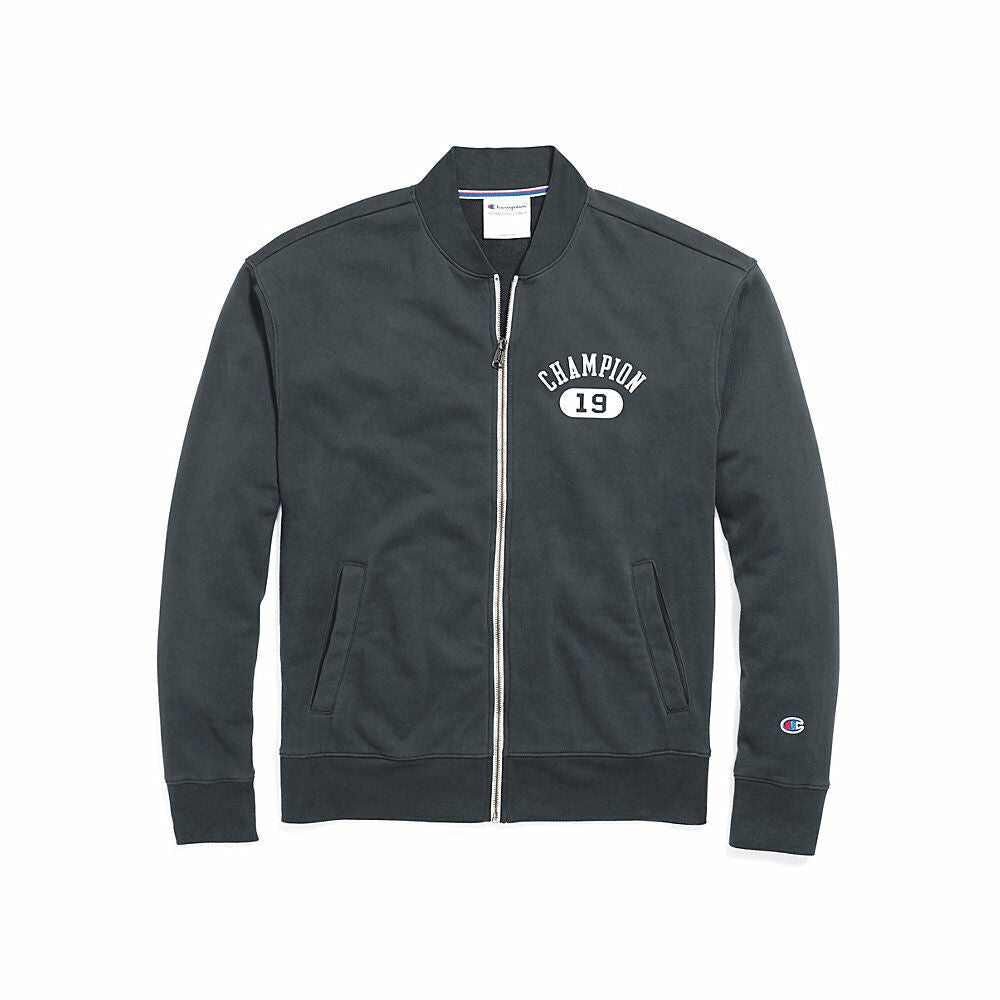 Champion Men's Heritage French Terry Warm-Up Jacket, Arch Logo V4503 549912