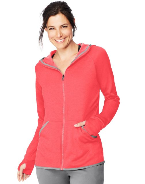 Hanes Sport™ Women's Performance Fleece Zip Up Hoodie O4873