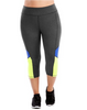 Just My Size Active Blocked Capris OJ364