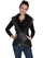 Scully Womens Black Faux Fur Zip Vest 8018