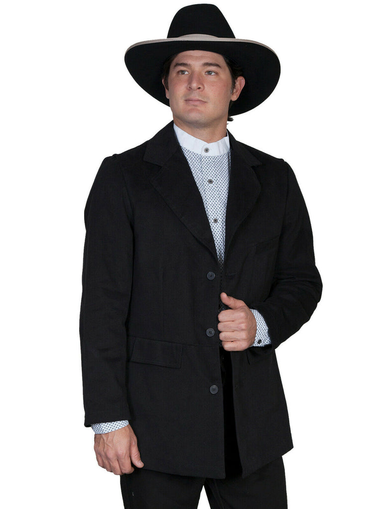Scully Men's Wahmaker Three Pocket Coat 100% Cotton Soft Brushed 524009