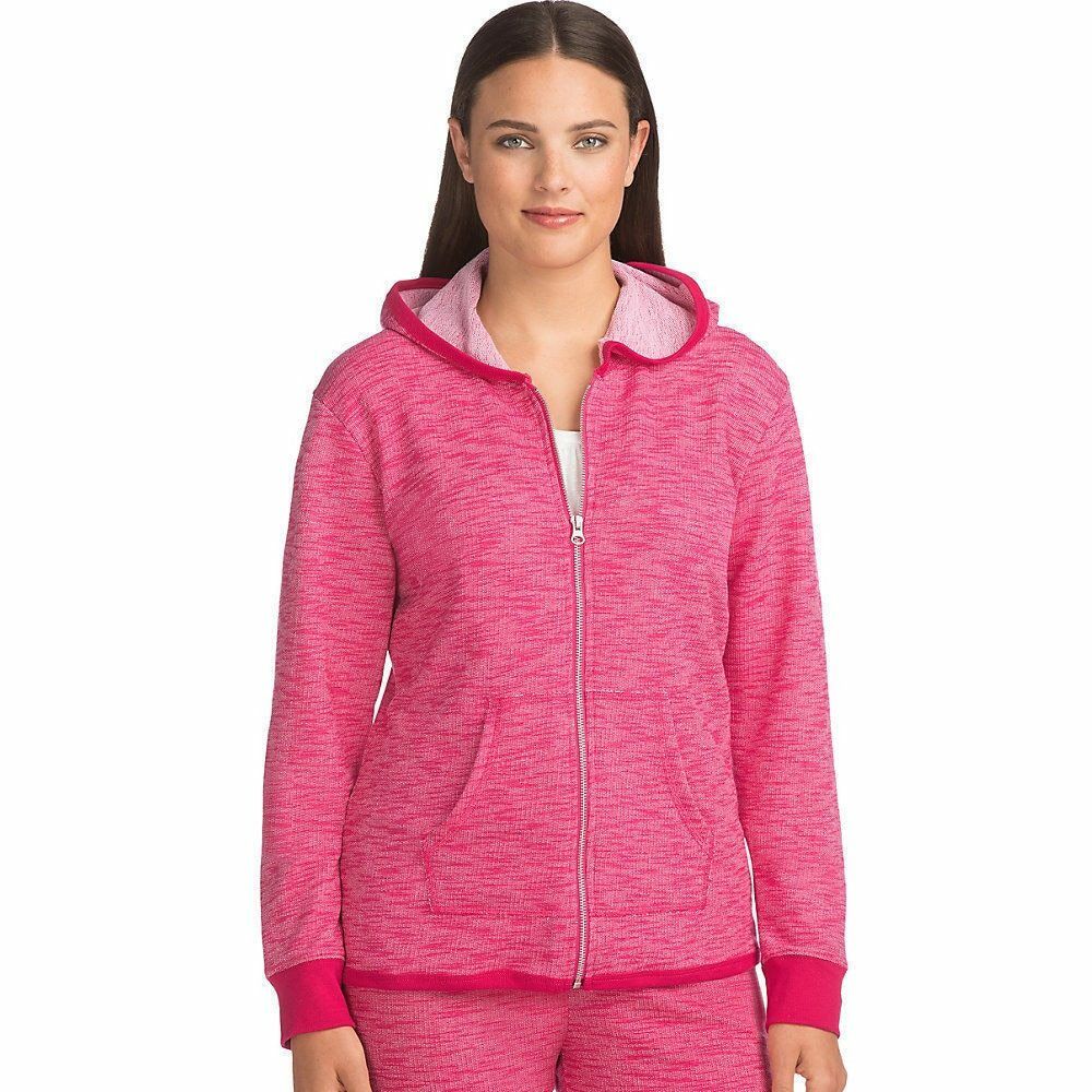 Hanes Women's French Terry High Low Zip Hoodie 4A03