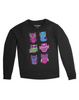 Hanes Girl's Hi-Low Crew Sweatshirt K352